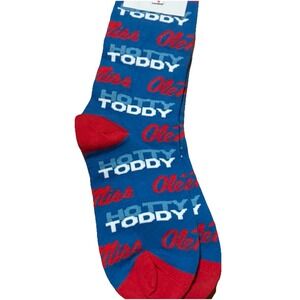 NEW Hotty Toddy Ole Miss Socks University Of Mississippi Gift College Kiffin NWT